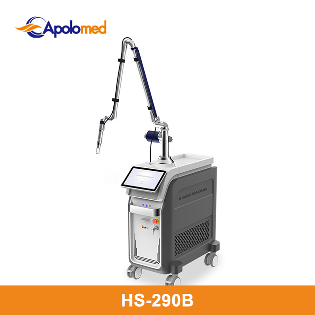 Máquina Q-Switched ND YAG Máquina de eliminación de tatuajes con láser ND YAG